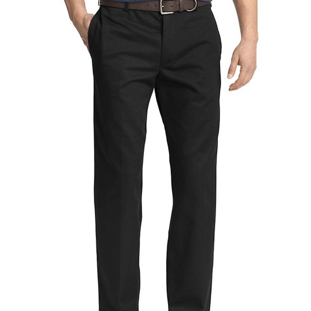 IZOD Flat Front Straight Fit American Chino